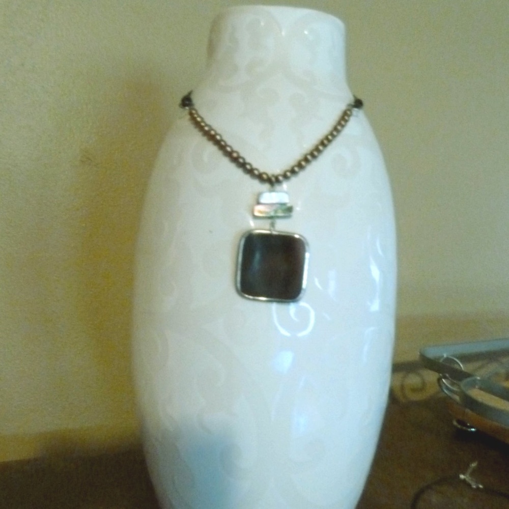 Silpada Vintage Genuine  stone necklace